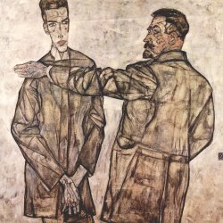 Egon-Schiele-Heinrich-Bensch-und-sein-Sohn-Otto