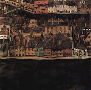 Egon Schiele Kleinstadt Wandbild