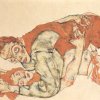 Egon-Schiele-Liebesakt-Studie