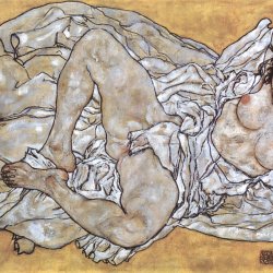 Egon-Schiele-Liegende-Frau