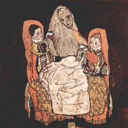 Egon-Schiele-Mutter-mit-zwei-Kindern-Die-Mutter