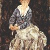 Egon-Schiele-Portraet-der-Edith-Schiele-sitzend