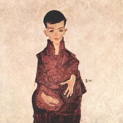 Egon-Schiele-Portraet-des-Herbert-Rainer