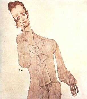 Egon Schiele Portraet des Karl Zakovsek Wandbild