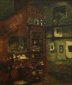 Carl Schuch Atelier Wandbild