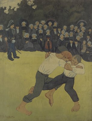 Paul Serusier Breton Wrestling Wandbild