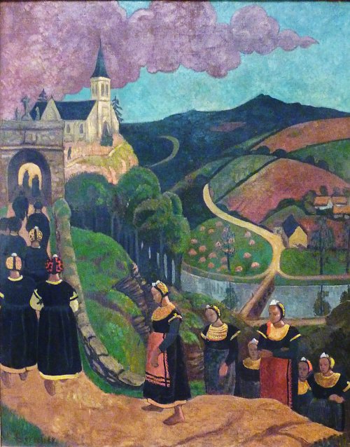 Paul Serusier Le pardon de Notre Dame des Portes a Chateauneuf du Faou vers Wandbild
