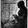Georges-Seurat-Am-Balkongitter