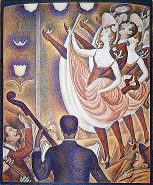 Georges Seurat Der Grosse Auftritt Wandbild