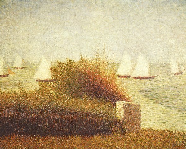 Georges Seurat Die Rede von Grandcamp Wandbild