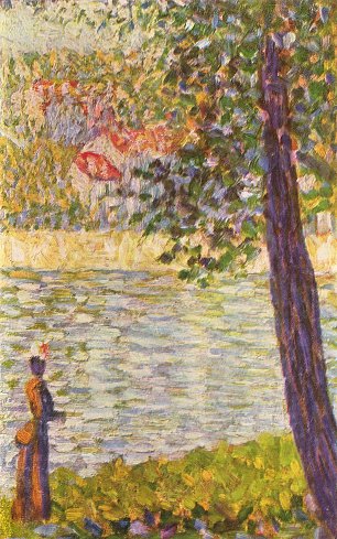 Georges Seurat Morgenspaziergang Wandbild