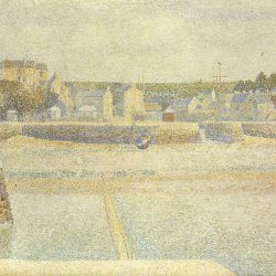 Georges-Seurat-Port-en-Bessin-der-Vorhafen-bei-letzter-Ebbe