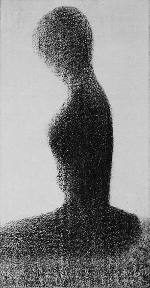 Georges Seurat Sitzendes Maedchen Wandbild