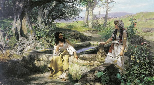 Hendryk Siemiradzki Christ and the Samaritan Woman Wandbild