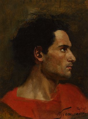 Hendryk Siemiradzki Man in profile Wandbild