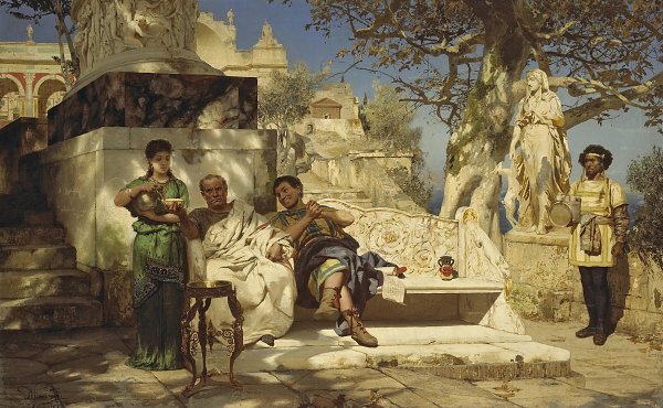 Hendryk Siemiradzki The patricians siesta Wandbild