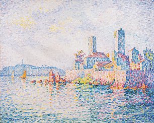 Paul Signac Antibes die Tuerme Wandbild