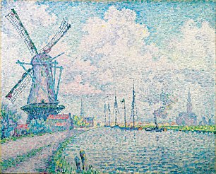 Paul Signac Canal of Overschie Wandbild