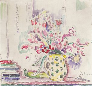 Paul Signac Floral still life Wandbild