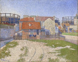 Paul Signac Gasometers at Clichy Wandbild