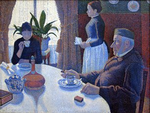 Paul Signac La salle a manger Wandbild