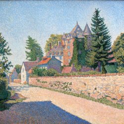 Paul-Signac-Le-Chateau-de-Comblat