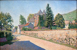 Paul Signac Le Chateau de Comblat Wandbild