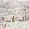 Paul-Signac-Le-Havre-mit-Regenwolken