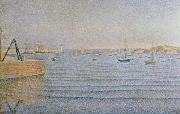 Paul Signac Painting of Portrieux Wandbild