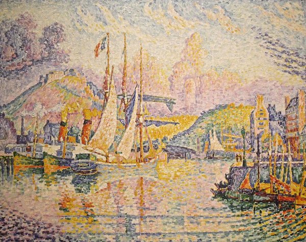 Paul Signac Paul Signac, Cherbourg, Fort de Roule 1932 Wandbild