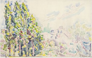 Paul Signac Saint Paul de Vence Wandbild