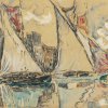 Paul-Signac-Saint-Tropez-Sailing-Boats-on-the-Shallow