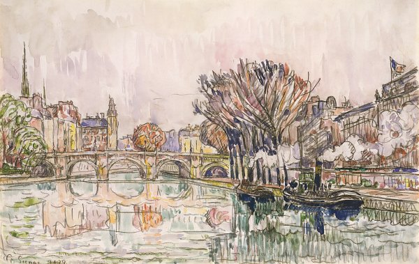 Paul Signac The Pont Neuf Paris Wandbild