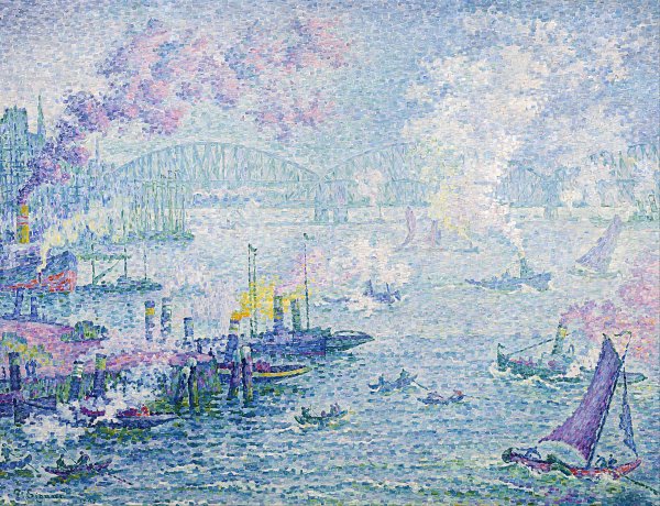 Paul Signac The Port of Rotterdam Wandbild