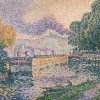 Paul-Signac-The-Tugboat-Canal-in-Samois