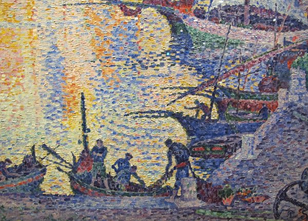 Paul Signac il porto di saint tropez Wandbild