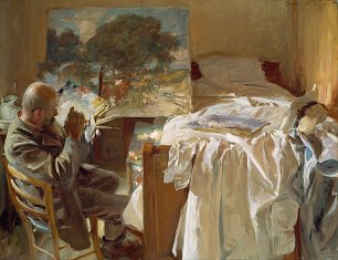 John Singer Sargent An Artist in His Studio Wandbild