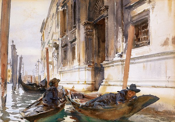 John Singer Sargent Gondoliers Siesta Wandbild