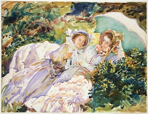 John Singer Sargent Simplon Pass The Tease Wandbild