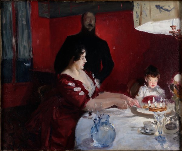 John Singer Sargent The Birthday Party Wandbild