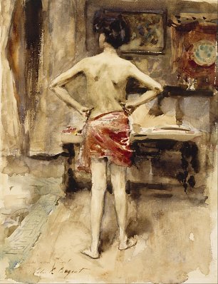 John Singer Sargent The Model Wandbild