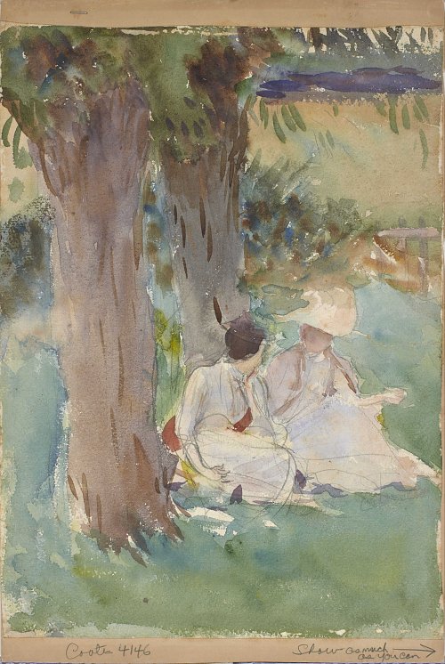 John Singer Sargent Under the Willows Wandbild