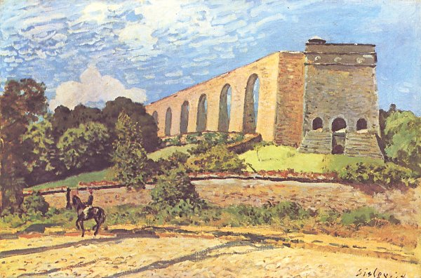 Alfred Sisley Aquaedukt in Port Marly Wandbild