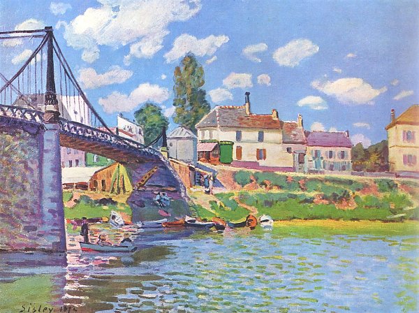 Alfred Sisley Bruecke von Argenteuil Wandbild