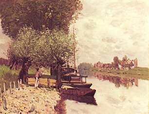 Alfred Sisley Die Seine bei Bougival 1 Wandbild