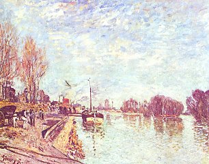 Alfred Sisley Die Seine bei Suresne Wandbild