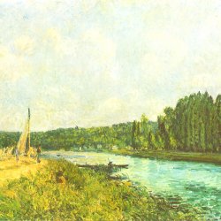 Alfred-Sisley-Die-Ufer-der-Oise