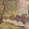 Alfred-Sisley-Flusslandschaft-bei-Moret-sur-Loing