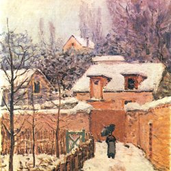 Alfred-Sisley-Garten-im-Louviciennes-im-Schnee