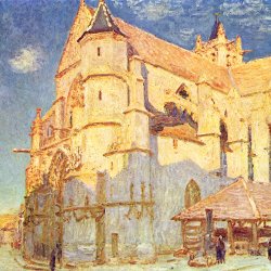 Alfred-Sisley-Kirche-von-Moret-2